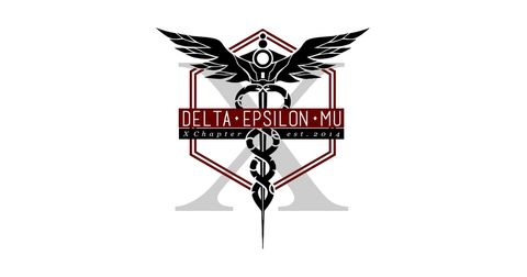 Delta Epsilon Mu, Chi Chapter at UCLA Logo