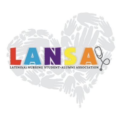 Latino(a) Nursing Student-Alumni Association (LANSA) Logo