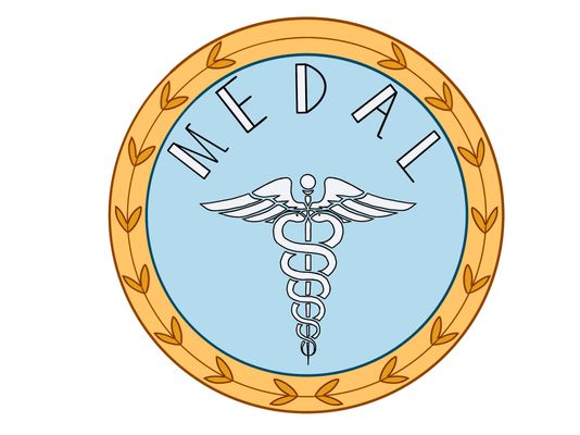 medical symbol with letter 'i' on Craiyon